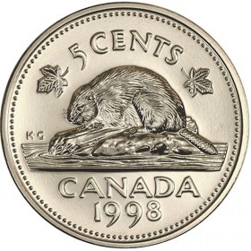 P Canadian Cent Victory Ve Day Th Anniv Nickel Coin