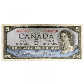 1967 (1867-) Bank of Canada $1 Dollar Date Note Centennial of