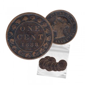 1858-2018 Canadian 1-Cent Penny Coins - Large, Small by Date, Rolls, Lots -  Coins Unlimited