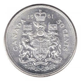 CANADA: 1967 Wolf 50 Cents  North & Central American and