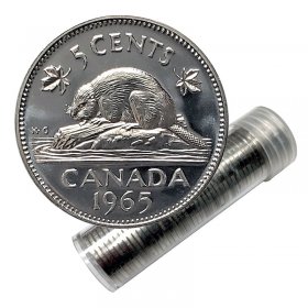 Coins and Canada - 5 cents 1960 - Proof, Proof-like, Specimen, Brilliant  uncirculated