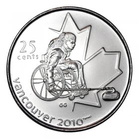 2007 Canadian 25-Cent Vancouver 2010 Olympics: Curling Quarter