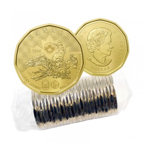 2016 Lucky Loonie, uncirculated coin from mint roll : : Toys &  Games