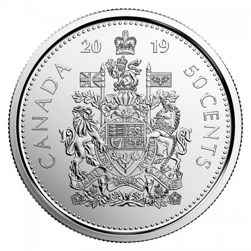 2019 Canadian 50-Cent Coat of Arms Half Dollar Coin (Brilliant ...