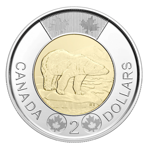 2022 Canadian $2 Polar Bear Toonie Coin (Brilliant Uncirculated)