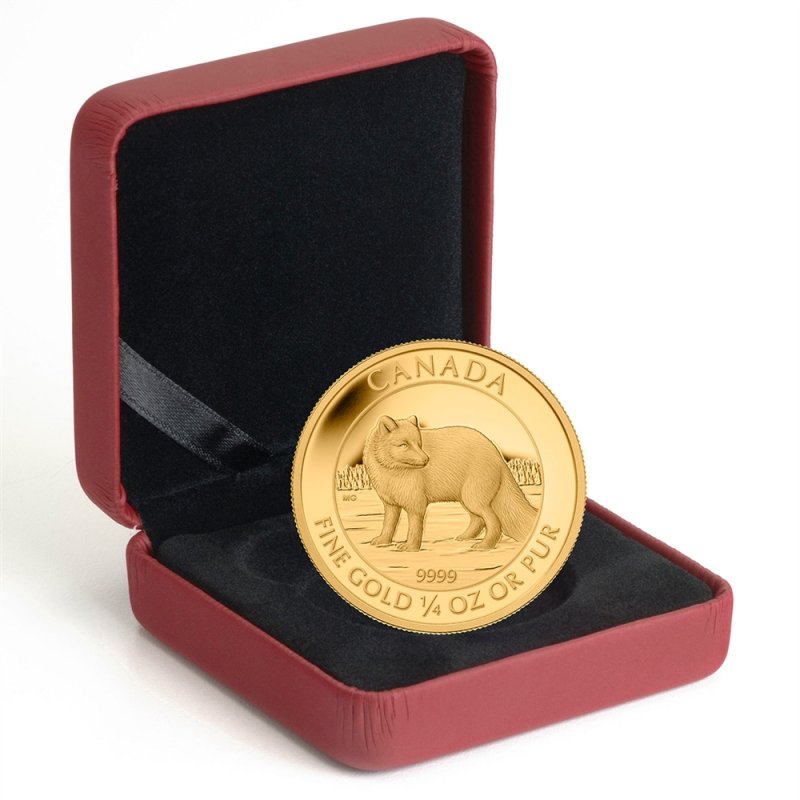 2014 Canadian $10 Arctic Fox - Pure Gold Coin