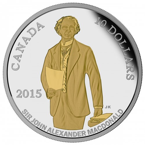 2015 Canadian $10 200th Anniversary of the Birth of Sir John A ...