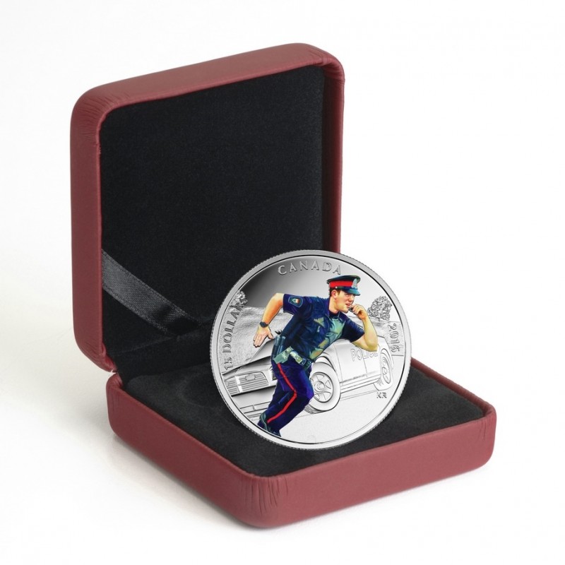 2016 Canadian $15 National Heroes: Police - Fine Silver Coin