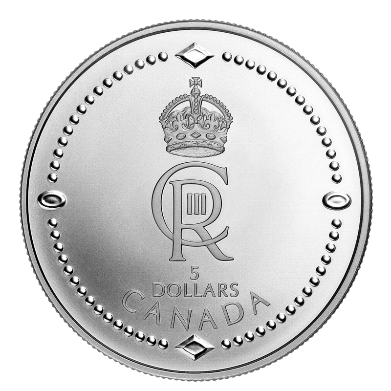 2023 Canadian $5 His Majesty King Charles III’s Royal Cypher - 1/4 oz ...