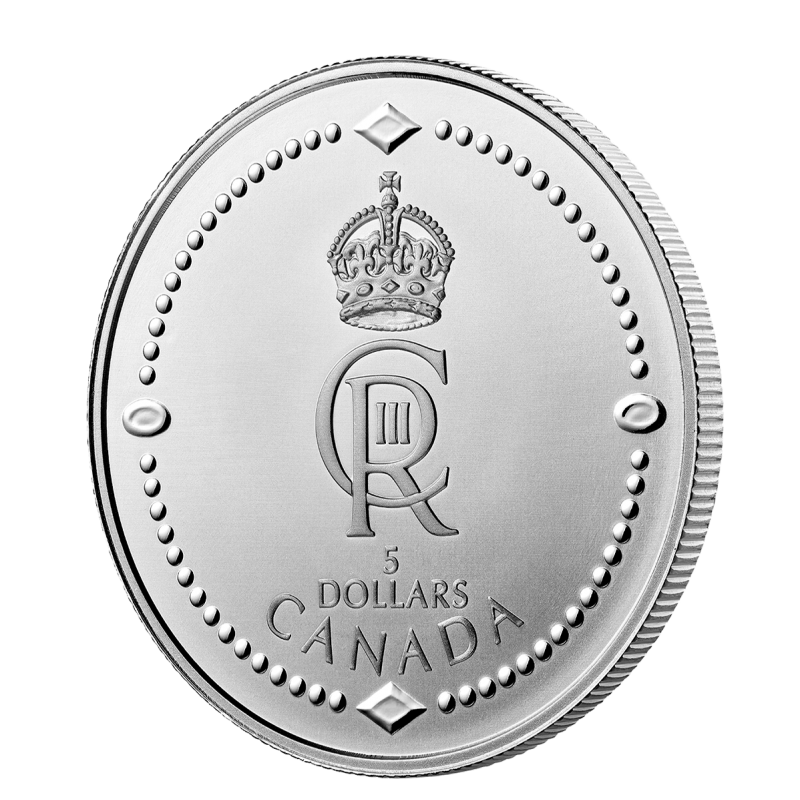 2023 Canadian $5 His Majesty King Charles III’s Royal Cypher - 1/4 oz ...