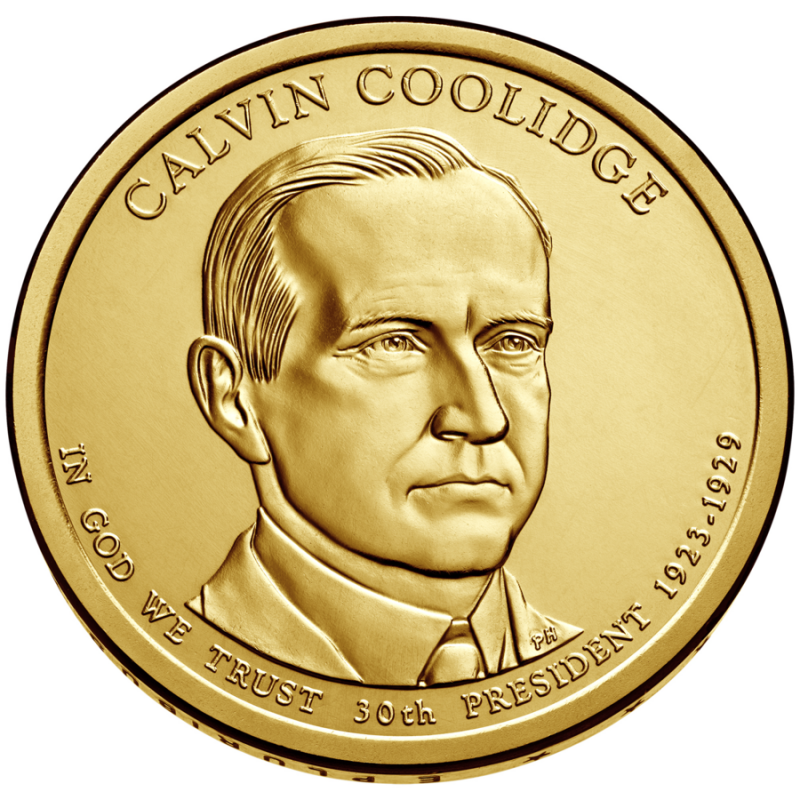 2014-P American $1 Presidential Series: Calvin Coolidge Brilliant ...