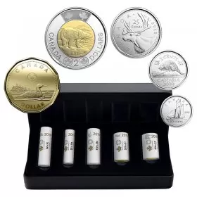 2019 Canadian 5-Coin First Strikes Special Wrap Roll Collection