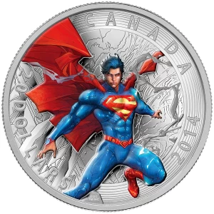 2014 Canadian $20 Iconic Superman™ Comic Book Covers: Superman Annual #1 from 2012 - 1 oz Fine Silver Coin - Lightly Turnished 2014 Canadian $20 Iconic Superman™ Comic Book Covers: Superman Annual #1 from 2012 - 1 oz Fine Silver Coin - Lightly Turnished