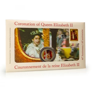 2013 Canadian 25-Cent 60th Coronation of Queen Elizabeth II - Philatelic Numismatic Cover 2013 Canadian 25-Cent 60th Coronation of Queen Elizabeth II - Philatelic Numismatic Cover