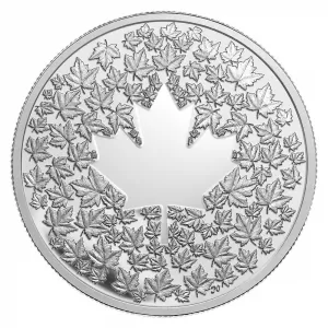 2013 Canadian $3 Maple Leaf Impression 1/4 oz Fine Silver Coin 2013 Canadian $3 Maple Leaf Impression 1/4 oz Fine Silver Coin