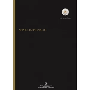 2004 Canadian RCM Annual Report with 25-Cent Gold-plated Poppy Coin 2004 Canadian RCM Annual Report with 25-Cent Gold-plated Poppy Coin