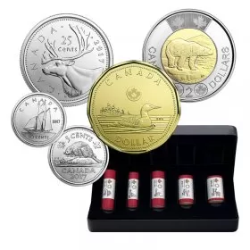 2017 Canadian 5-Coin Classic Special Wrap Roll Collection