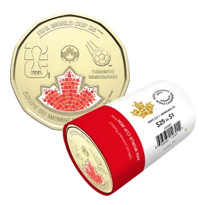 2026 Canada $1 FIFA World Cup 2026ᵀᴹ Colourized Special Wrap Roll 2026 Canada $1 FIFA World Cup 2026ᵀᴹ Colourized Special Wrap Roll