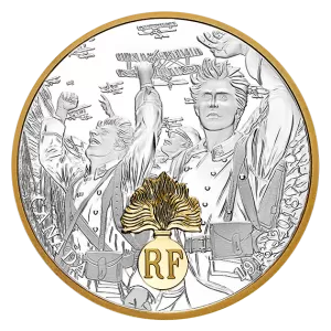 2018 (1918-) Canada $20 First World War Allies: France - 1 oz Fine Silver & Gold-plated Coin - no outside box & slightly tarnished 2018 (1918-) Canada $20 First World War Allies: France - 1 oz Fine Silver & Gold-plated Coin - no outside box & slightly tarnished