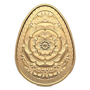 2026 Canada $250 Pysanka - Pure Gold Egg-Shaped Coin 2026 Canada $250 Pysanka - Pure Gold Egg-Shaped Coin