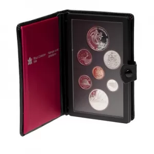 1983 Canadian Proof Double Dollar Set-may be toned or cloudy 1983 Canadian Proof Double Dollar Set-may be toned or cloudy