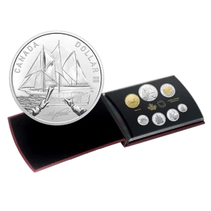 2021 Canadian 100th Anniversary of Bluenose Silver Dollar Proof Set (Special Edition) 2021 Canadian 100th Anniversary of Bluenose Silver Dollar Proof Set (Special Edition)