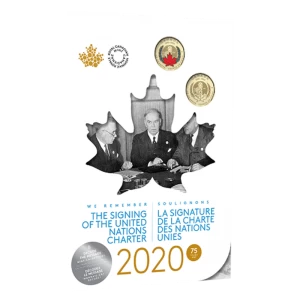 2020 Canadian 75th Anniversary of the Signing Of The United Nations Charter Collector Keepsake Card 2020 Canadian 75th Anniversary of the Signing Of The United Nations Charter Collector Keepsake Card